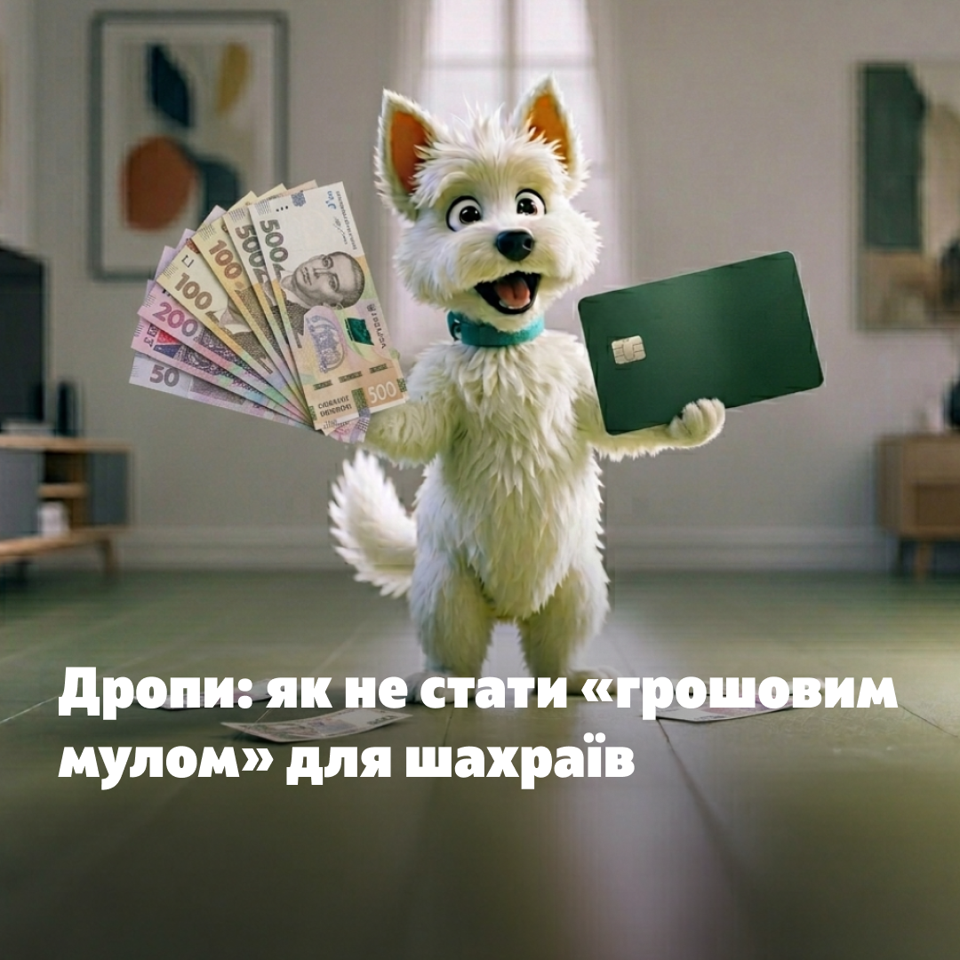 Дропи: як не стати «грошовим мулом» для шахраїв