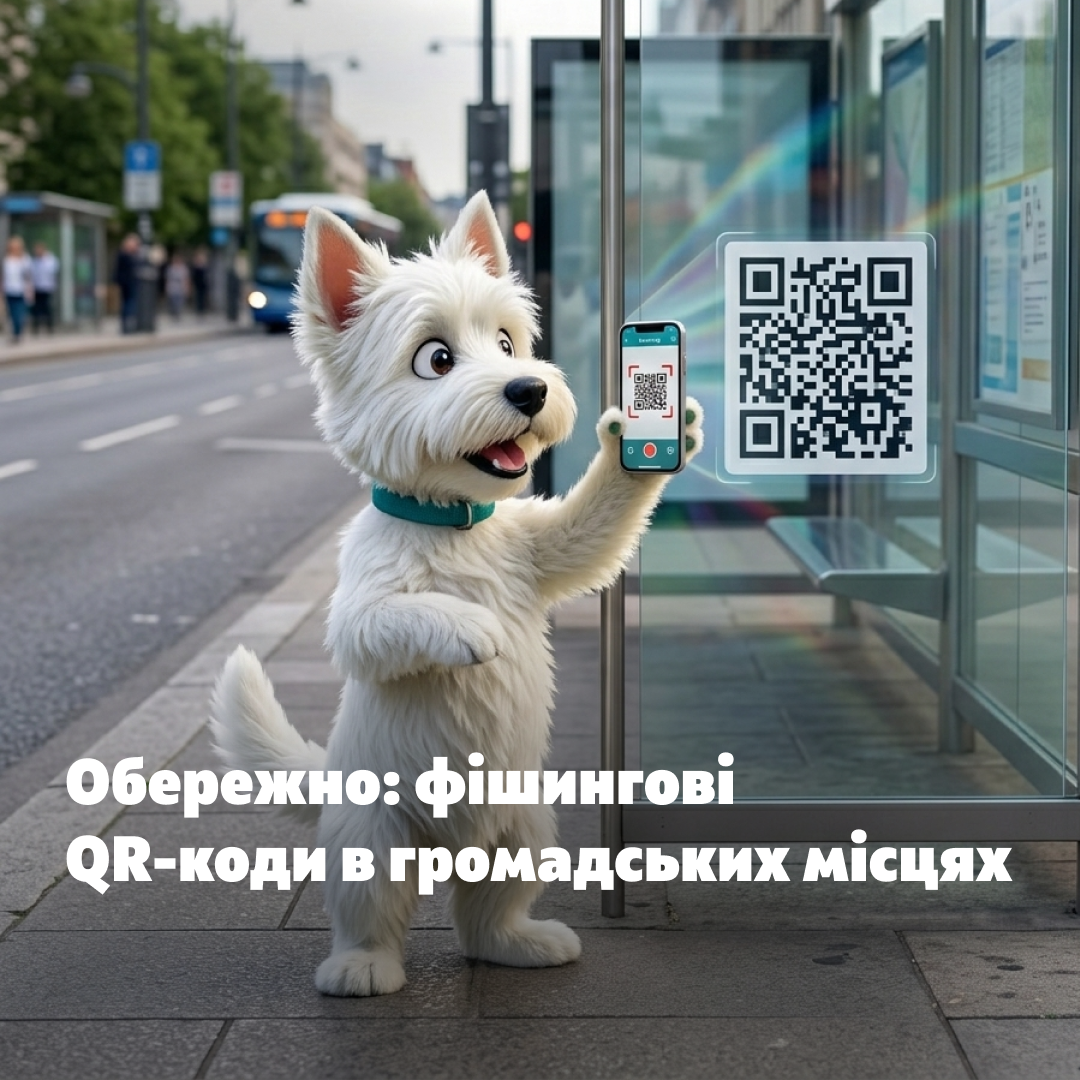 Обережно: фішингові QR-коди в громадських місцях