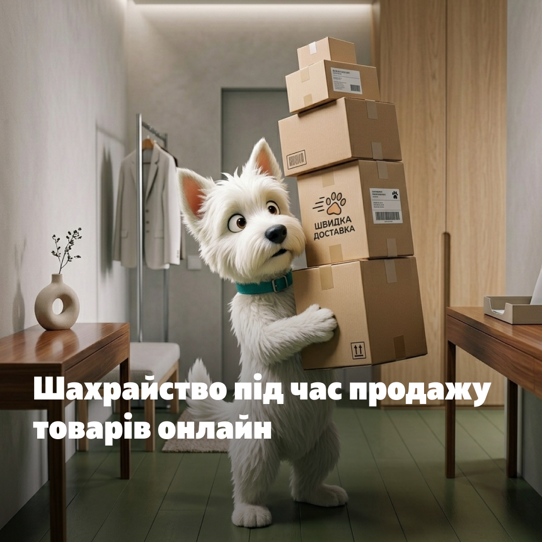 Шахрайство під час продажу товарів онлайн