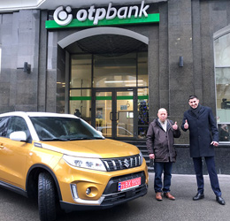 Автозабава 2.0: ОТП Банк привітав ювілейного переможця наймасштабнішої акції