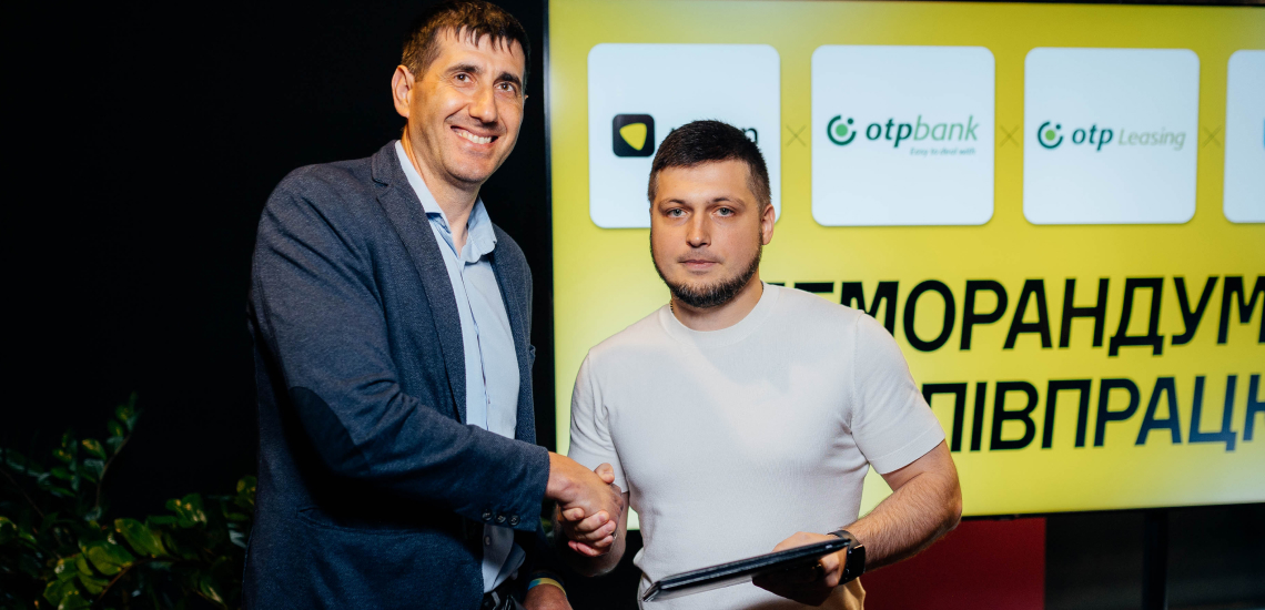ОТП БАНК оголосив про стратегічне партнерство з Uklon: спеціальні умови фінансування авто для роботи в таксі