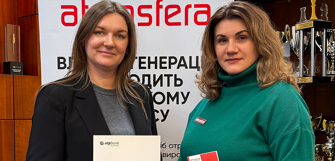 Від ідеї до повного запуску СЕС у кредит: ОТП БАНК та Atmosfera уклали партнерство