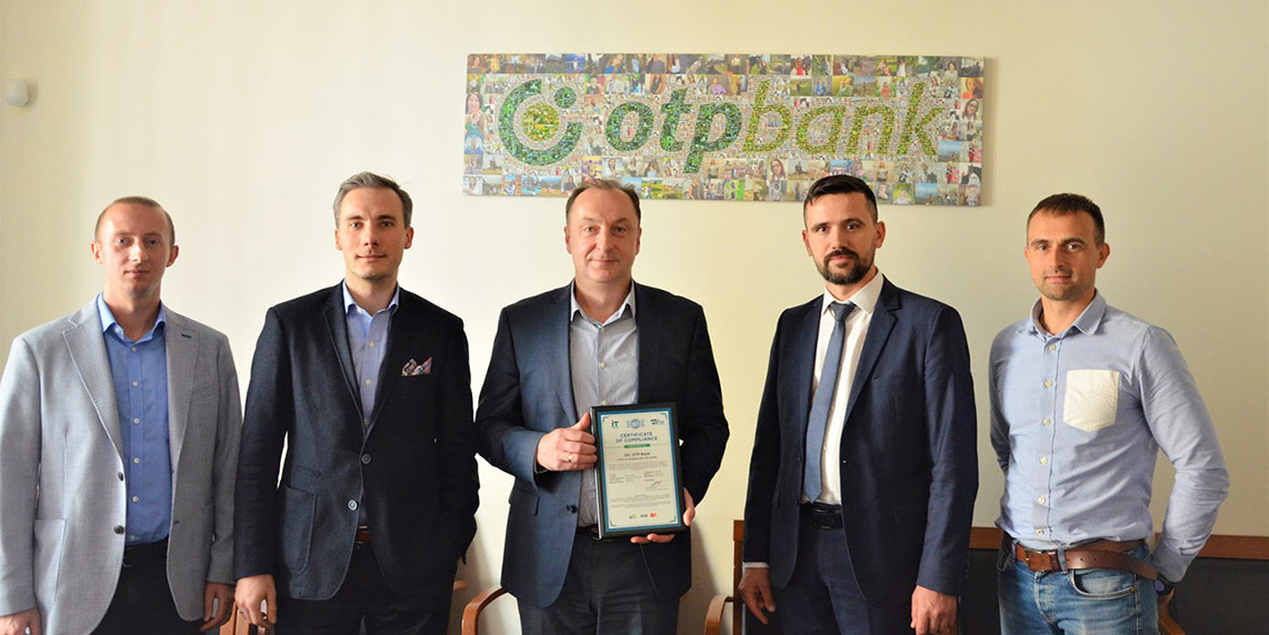 ОТП Банк отримав сертифікат PCI DSS
