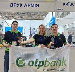 Друкуємо разом: ДрукАрмія та ОТП БАНК представили на VIII міжнародній спеціалізованій виставці ADDIT EXPO спільні 3D вироби 