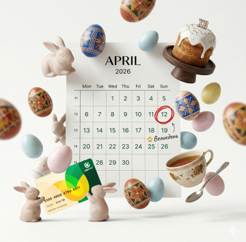 Графік роботи відділень ОТП БАНК у період Великодня